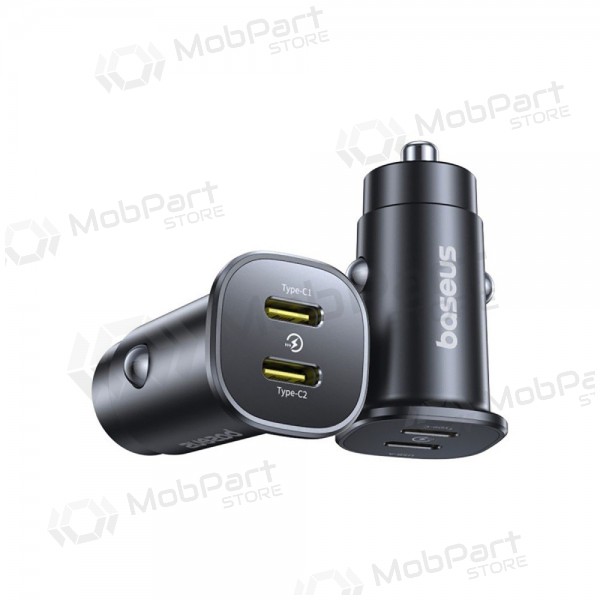 Autolaturi Baseus GoTrip 2xUSB-C 30W musta C00072300123-01