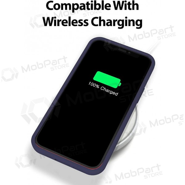 Apple iPhone 11 Pro Max kotelo Mercury - Silicone Case (tummansininen)