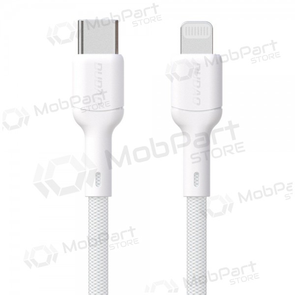Lightning-kaapeli Dudao L9X USB-C–Lightning 2 m 30 W valkoinen