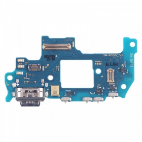 Samsung A556 Galaxy A55 5G latauspistorasian ja mikrofonin liitin (latausliitin) (service pack) (alkuperäinen)