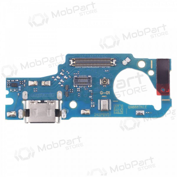 Samsung M556 Galaxy M55 5G latauspistorasian ja mikrofonin liitin (latausliitin) (service pack) (alkuperäinen) Samsung M556 Galaxy M55 5G latauspistorasian ja mikrofonin liitin (latausliitin) (service pack) (alkuperäinen)