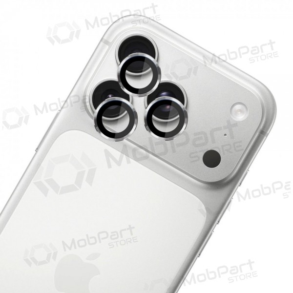 Apple iPhone 18 Pro, 18 Pro Max panssarilasi kameralle - 3MK Lens Pro (hopea)