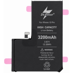 Akumuliatorius "Di-Power" (lisääntynyt kapasiteetti) tarkoitettu  iPhone 13 Pro 3200mAh