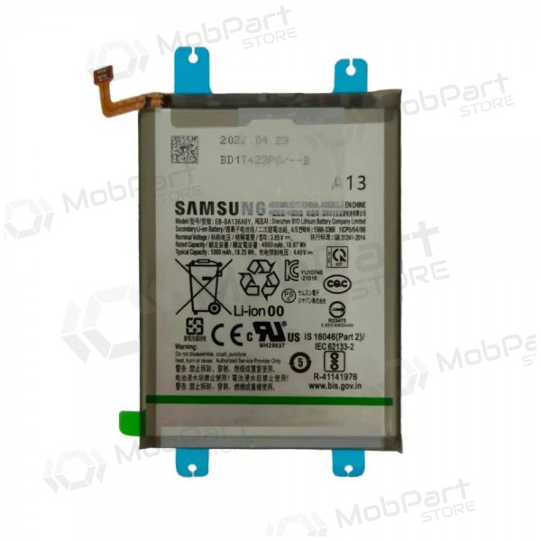 Samsung Galaxy A13 5G paristo, akumuliatorius (alkuperäinen) Samsung Galaxy A13 5G paristo, akumuliatorius (alkuperäinen)