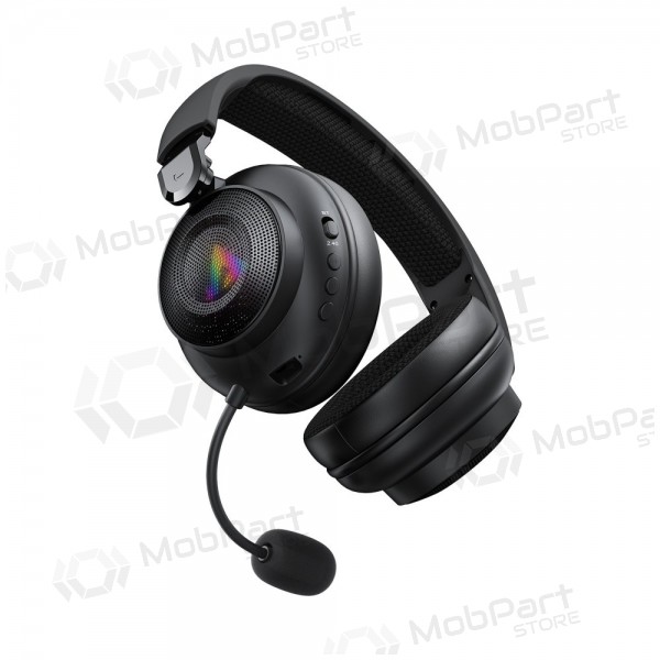 Langattomat Acefast H15 Gaming -kuulokkeet mikrofonilla, USB-C, musta