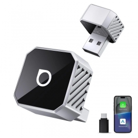 Langaton CarPlay/Android Auto -adapteri Ottocast Mini Cube hopea CP88-T3