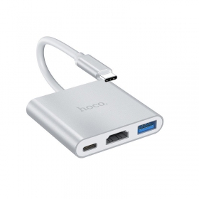 Sovitin Hoco HB14 Type-C to USB-A+HDMI+Type-C hopea