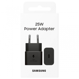 Laturi alkuperäinen Samsung EP-T2510NBEGEU 25W pakkauksessa musta
