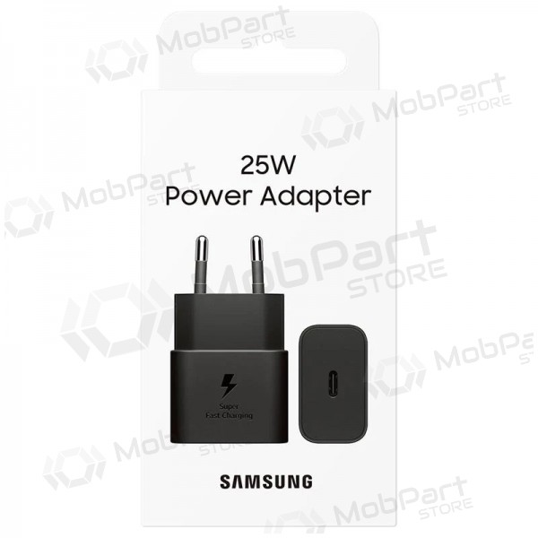 Laturi alkuperäinen Samsung EP-T2510NBEGEU 25W pakkauksessa musta