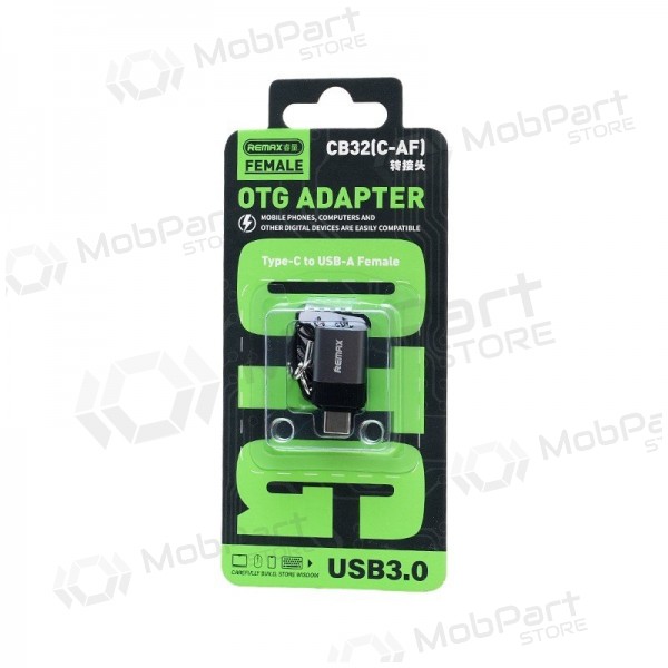 USB-C-sovitin Remax CB32 USB-C–USB-A OTG