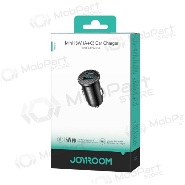 Autolaturi Joyroom JR-CCN16 USB-A/USB-C 15W musta