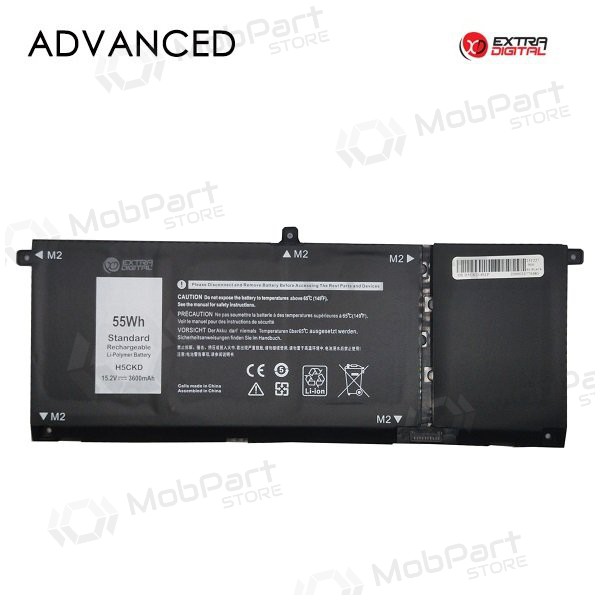 DELL H5CKD, 3600mAh kannettavan tietokoneen akku, Advanced DELL H5CKD, 3600mAh kannettavan tietokoneen akku, Advanced