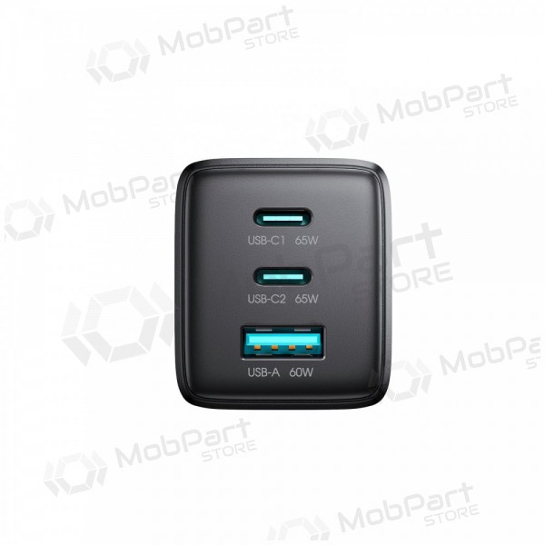 Puhelinlaturi Hoco N66 35 W GaN USB-C + USB-A Lightning-kaapelilla 1 m valkoinen