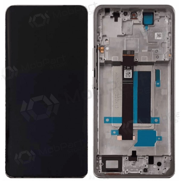 Xiaomi Redmi Note 13 Pro+ 5G näyttö (valkoinen) (kehyksellä) (alkuperäinen)