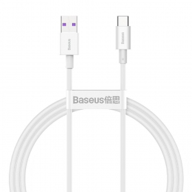 USB kaapeli Baseus Superior Type-C 66W 1.0m (valkoinen) CATYS-02
