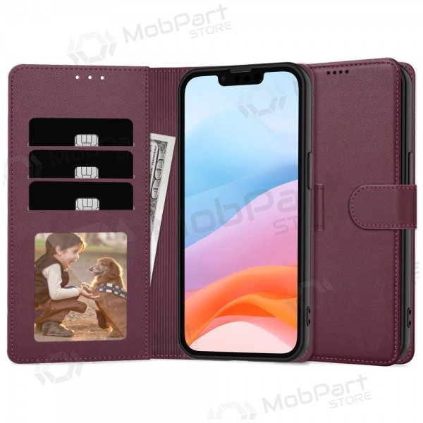 Samsung Galaxy S26 Ultra kotelo - Fancy Wallet (viininpunainen)