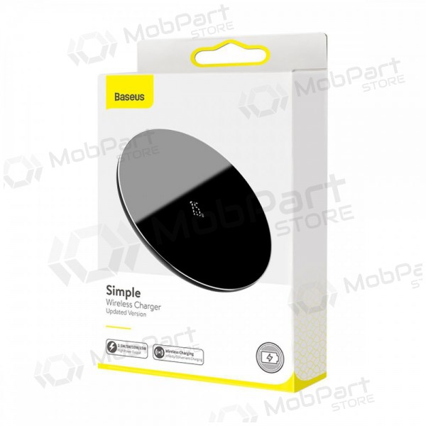 Laturi langaton Baseus Simple Type-C (15W) WXJK-B01 (musta)