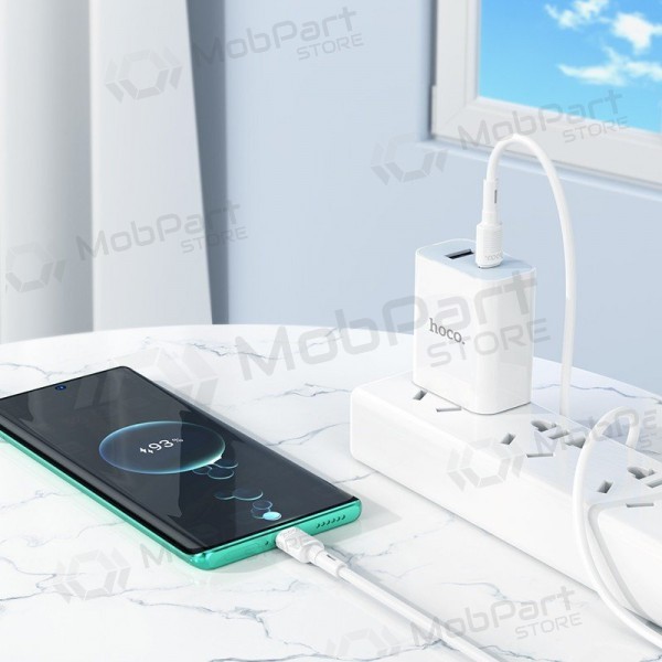 USB kaapeli Hoco X83 60W Type-C to Type-C 1.0m valkoinen