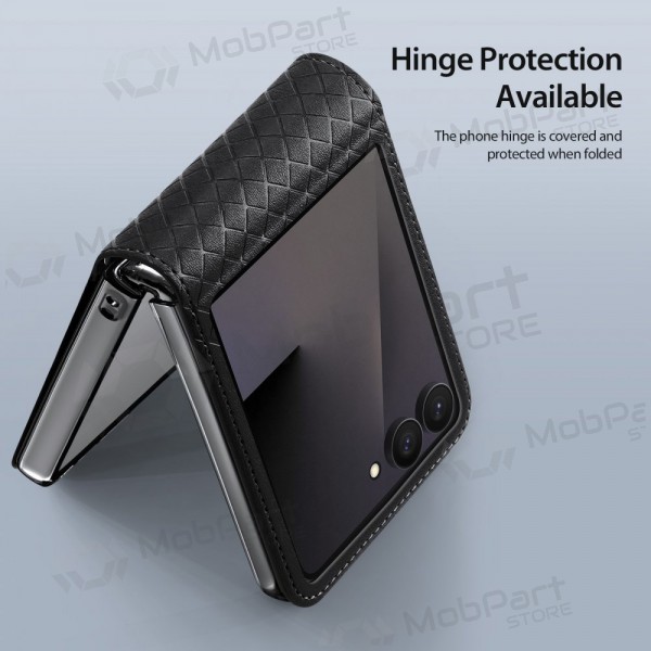 Samsung Galaxy Z Flip8 kotelo - Dux Ducis Bril (musta)