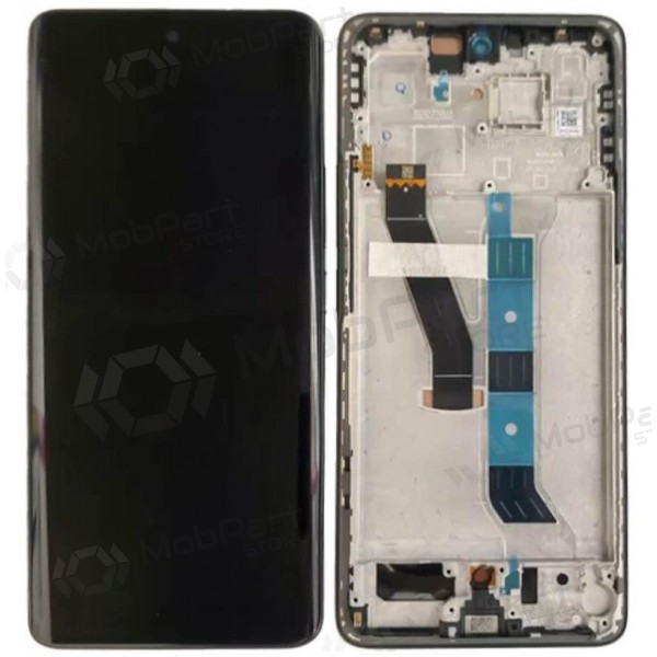 Xiaomi Poco M8 5G näyttö (musta) (kehyksellä) (alkuperäinen)
