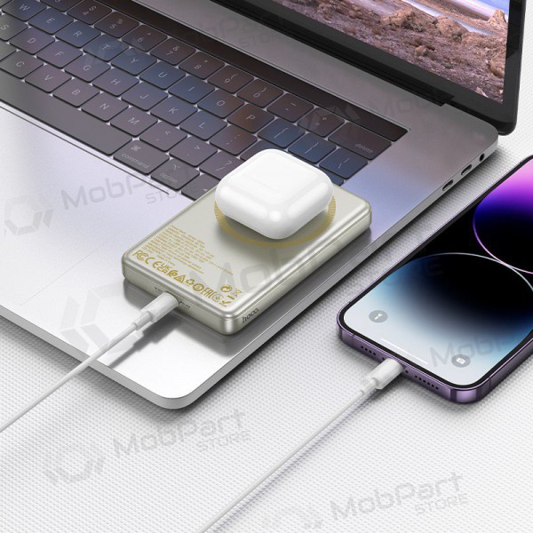 Ulkoinen paristo Power Bank Hoco Q26A PD20W Magnetic 10000mAh musta