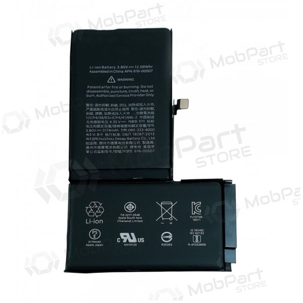 Apple iPhone XS Max paristo / akku (3174mAh) (käytetty grade A, alkuperäinen)