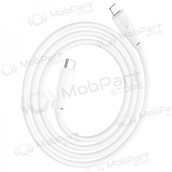 USB kaapeli Hoco X93 60W USB-C to USB-C 1.0m valkoinen