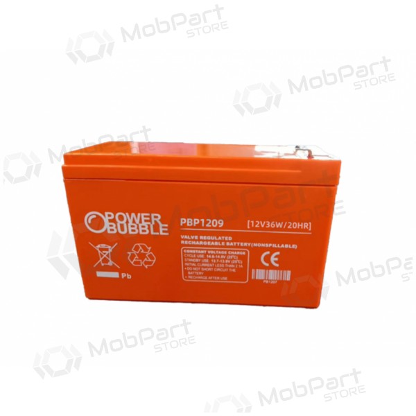 Akku Power Bubble Premium PBP1209 (9Ah, 12V)