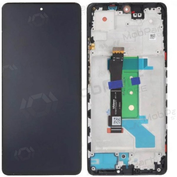 Xiaomi Redmi Note 12 Pro+ näyttö (musta) (kehyksellä) (alkuperäinen) Xiaomi Redmi Note 12 Pro+ näyttö (musta) (kehyksellä) (alkuperäinen)