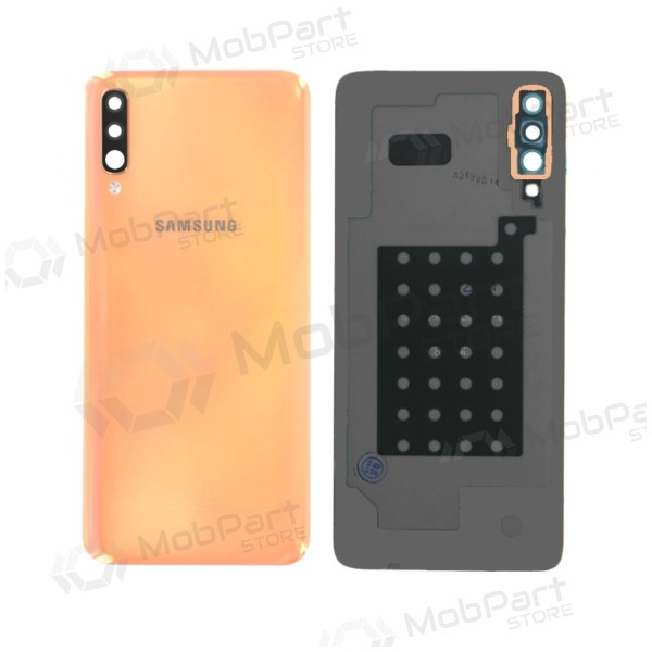 Samsung A505 Galaxy A50 2019 takaakkukansi vaaleanpunainen (Coral Orange) (käytetty grade B, alkuperäinen)