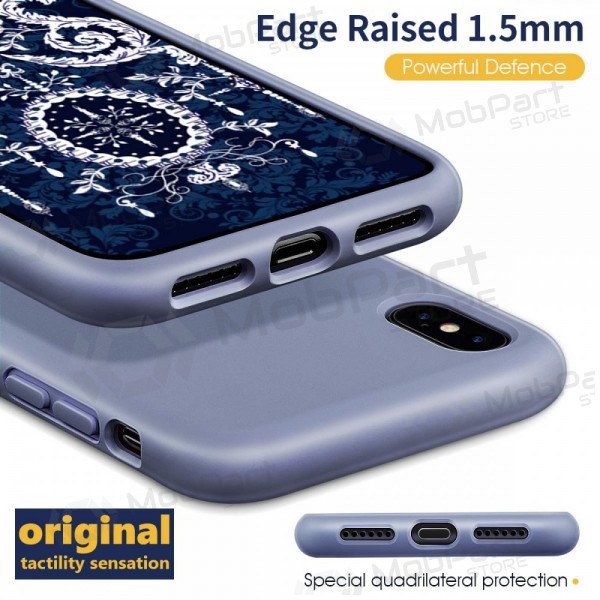 Apple iPhone 11 Pro kotelo - Liquid Silicone 2.0mm (laventelinharmaa)