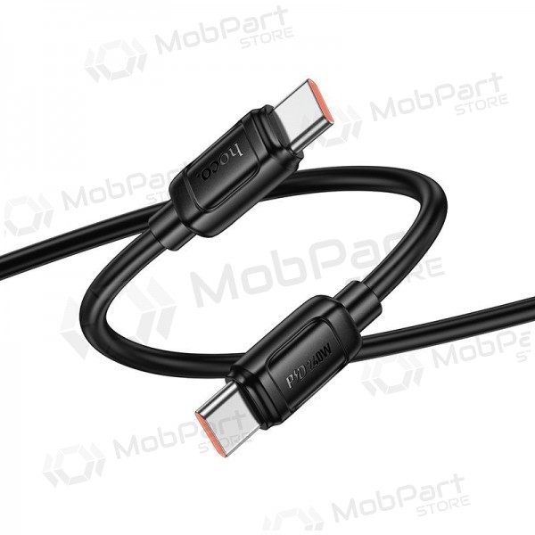 USB-C-kaapeli Hoco X115 USB-C–USB-C 1 m 240 W musta