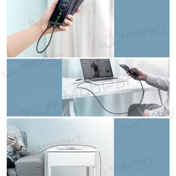 USB kaapeli Ugreen US287 USB to USB-C 3A 1.0m musta
