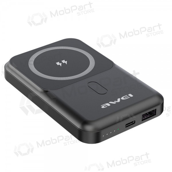 Ulkoinen paristo Power Bank Awei P139K 22.5W Magnetic Wireless 10000mAh musta