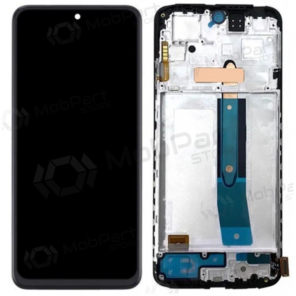 Xiaomi redmi note 11s, note 12s, poco m4 pro 4g näyttö (musta) (rungolla) (oled)