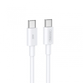 USB kaapeli Remax RC-C021 USB-C to USB-C 30W 2.0m valkoinen