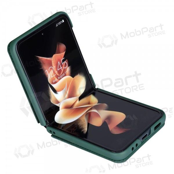 Samsung Galaxy Z Flip4 kotelo - Nillkin Leather (vihreä)