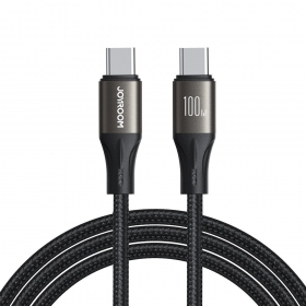 USB kaapeli Joyroom SA25-CC5 USB-C to USB-C 100W 1.2m musta