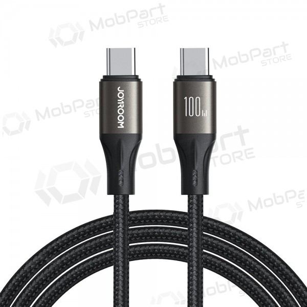 USB kaapeli Joyroom SA25-CC5 USB-C to USB-C 100W 1.2m musta