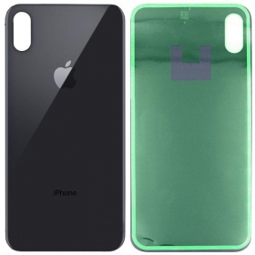 Apple iPhone XS Max takaakkukansi harmaa (space grey) (bigger hole for camera)