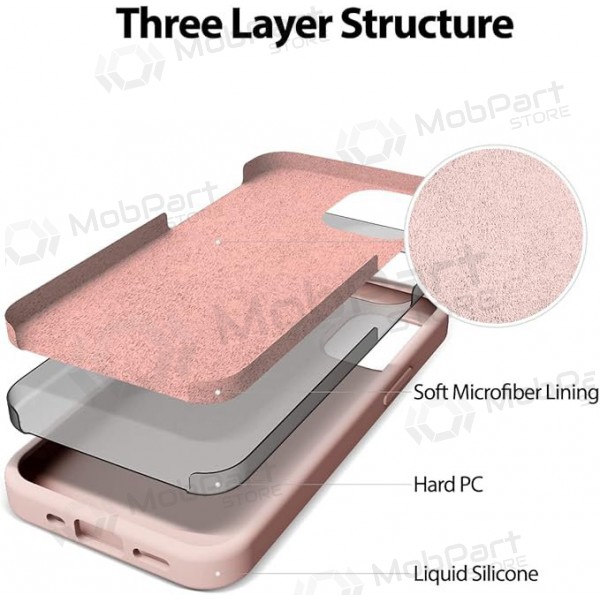 Apple iPhone 11 Pro Max kotelo Mercury -Silicone Case- (ruusunpunainen hiekka)
