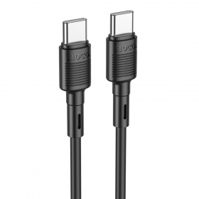 USB kaapeli Hoco X83 60W Type-C to Type-C 1.0m musta