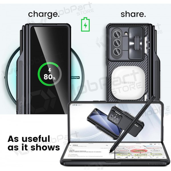 Samsung Galaxy Z Fold4 suojakuori „Nillkin CamShield Pro“ (musta) Samsung Galaxy Z Fold4 suojakuori „Nillkin CamShield Pro“ (musta)