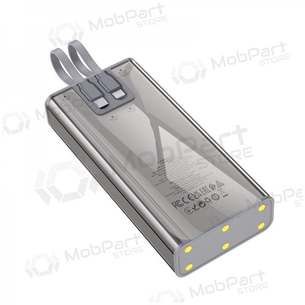Ulkoinen paristo Power Bank Hoco J104A Discovery Edition 22.5W 20000mAh harmaa
