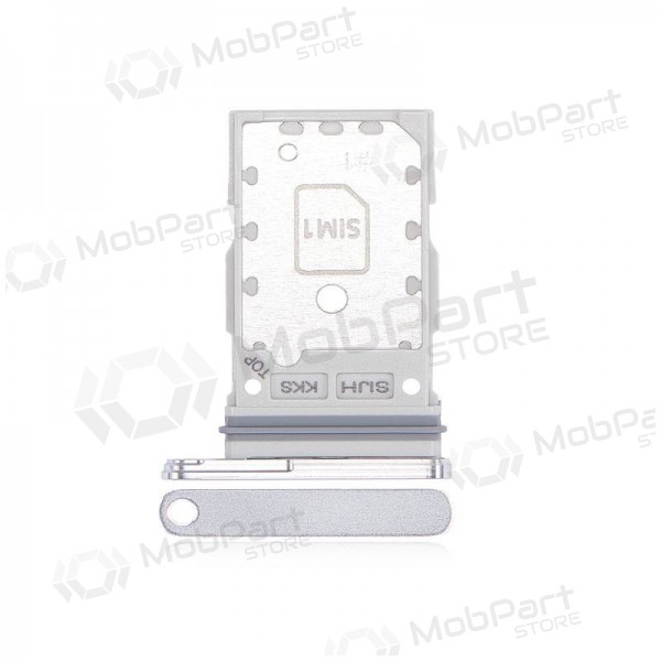 Samsung Galaxy S22 Ultra Dual SIM SIM-korttipidike (valkoinen) (alkuperäinen)