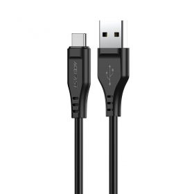 USB kaapeli Acefast C3-04 USB-A to USB-C 1.2m musta
