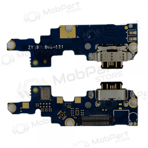Nokia 6.1 Plus (Nokia X6) latauspistorasian ja mikrofonin liitin (latausliitin)