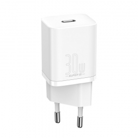 Laturi buitinis Baseus Super Si 30W valkoinen CCSUP-J02