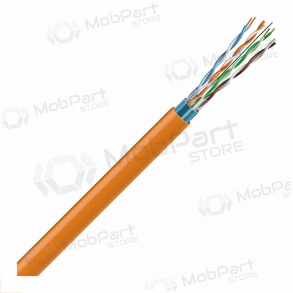 LAN-verkkokaapeli ECG FTP 6 (sisäkäyttöön, suojattu, PVC/LSZH, 305m, 23AWG/0,56mm, B2ca(s1,d1,a1))