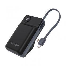 Ulkoinen paristo Power Bank Choetech B696 15W Magsafe 20000mAh musta